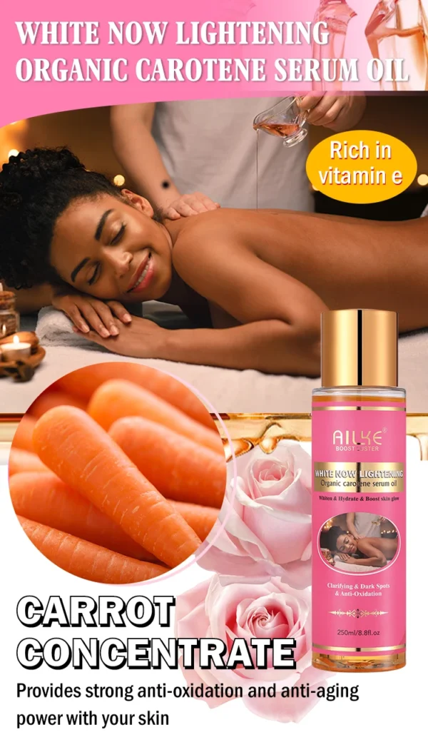 AILKE Private Label AHA Premium Rose Whitening Anti-Spots Cream Organic Body Serum Oil Lemon Soap Glowing Lotion Skin Care Set - Image 24