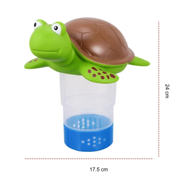 Pool Chlorine Floater Floating Chlorine Dispenser Turtle Shape Chlorine Tablet Floater Pool Chlorinator Floater for Pool Hot Tub - Image 18