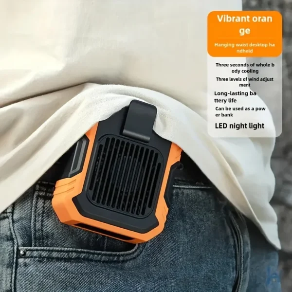 Portable Bladeless Waist Fan, Portable Bladeless Waist Fan - Image 6