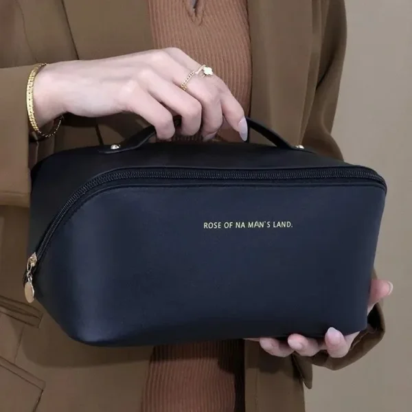 Makeup Organizer Female Toiletry Kit Bag Make Up Case Storage Pouch Luxury Lady Box, Cosmetic Bag, Organizer Bag For Travel Zip - Image 9