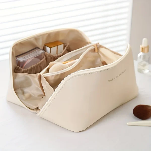 Makeup Organizer Female Toiletry Kit Bag Make Up Case Storage Pouch Luxury Lady Box, Cosmetic Bag, Organizer Bag For Travel Zip - Image 11