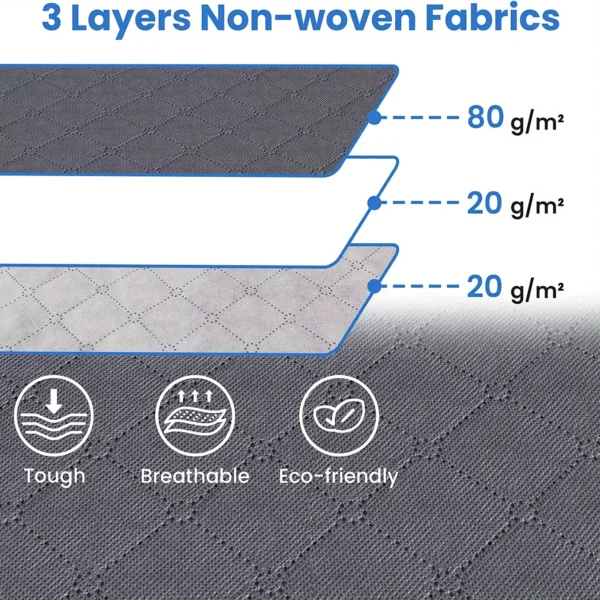 Foldable Storage Bags Large Capacity Moisture-proof Clothing Blanket Containers for Wardrobes Dorms Closet Bedroom - Image 5