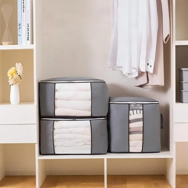 Foldable Storage Bags Large Capacity Moisture-proof Clothing Blanket Containers for Wardrobes Dorms Closet Bedroom - Image 13