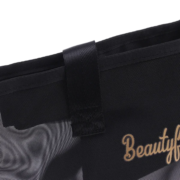 Black Travel Cosmetic Bag Women Zipper Makeup Case Organizer Storage Pouch Toiletry Beauty Bags - Image 13