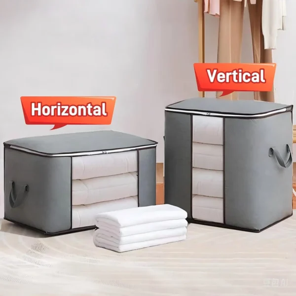Foldable Storage Bags Large Capacity Moisture-proof Clothing Blanket Containers for Wardrobes Dorms Closet Bedroom - Image 12
