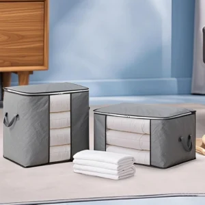 Foldable Storage Bags Large Capacity Moisture-proof Clothing Blanket Containers for Wardrobes Dorms Closet Bedroom
