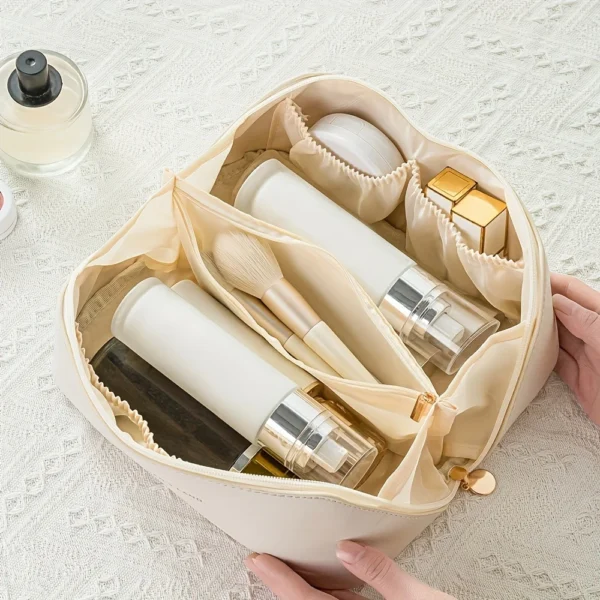 Makeup Organizer Female Toiletry Kit Bag Make Up Case Storage Pouch Luxury Lady Box, Cosmetic Bag, Organizer Bag For Travel Zip - Image 18
