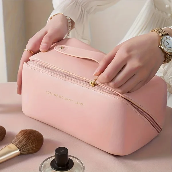 Makeup Organizer Female Toiletry Kit Bag Make Up Case Storage Pouch Luxury Lady Box, Cosmetic Bag, Organizer Bag For Travel Zip - Image 12