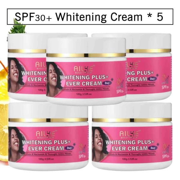 AILKE Private Label AHA Premium Rose Whitening Anti-Spots Cream Organic Body Serum Oil Lemon Soap Glowing Lotion Skin Care Set - Image 12