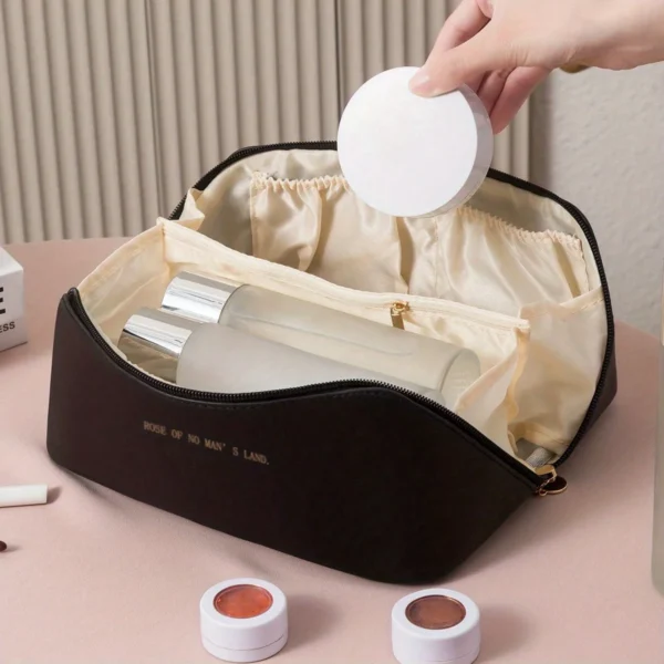Makeup Organizer Female Toiletry Kit Bag Make Up Case Storage Pouch Luxury Lady Box, Cosmetic Bag, Organizer Bag For Travel Zip - Image 19