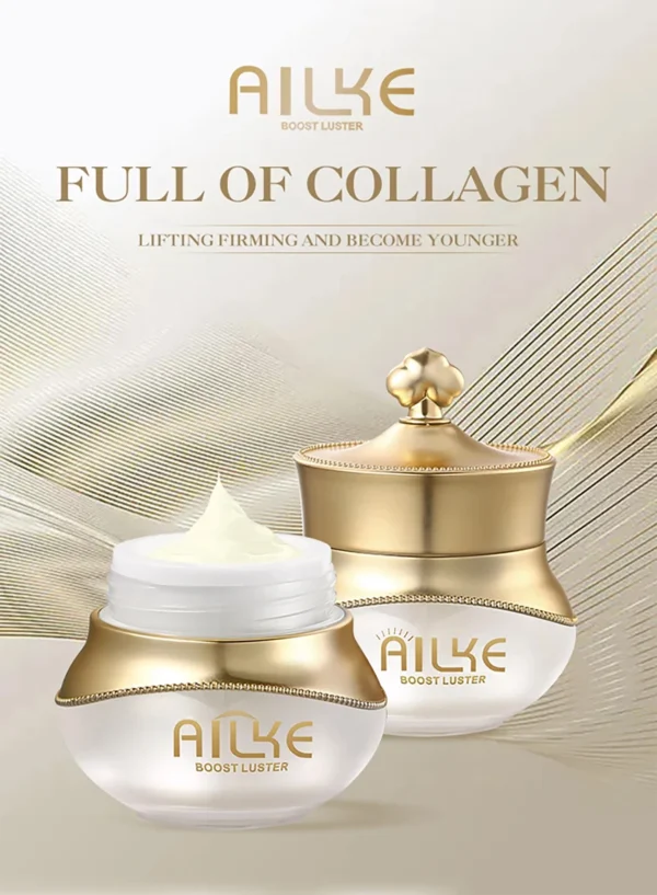 AILKE Whitening Anti-wrinkle Freckle Face Cream With Collagen Hyaluronic Acid Rose Skin Care Women Korean Facial Moisturizer Set - Image 20