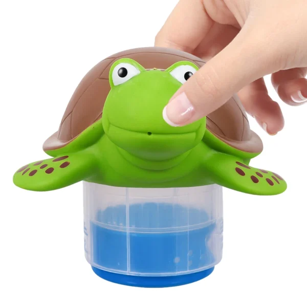Pool Chlorine Floater Floating Chlorine Dispenser Turtle Shape Chlorine Tablet Floater Pool Chlorinator Floater for Pool Hot Tub - Image 5
