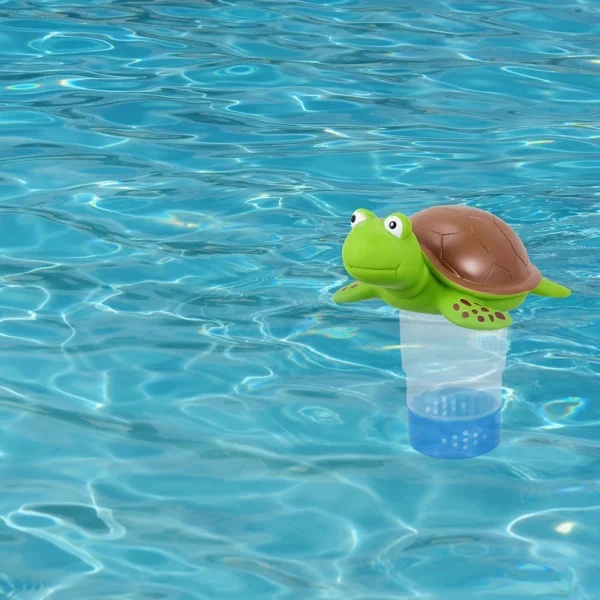 Pool Chlorine Floater Floating Chlorine Dispenser Turtle Shape Chlorine Tablet Floater Pool Chlorinator Floater for Pool Hot Tub - Image 14